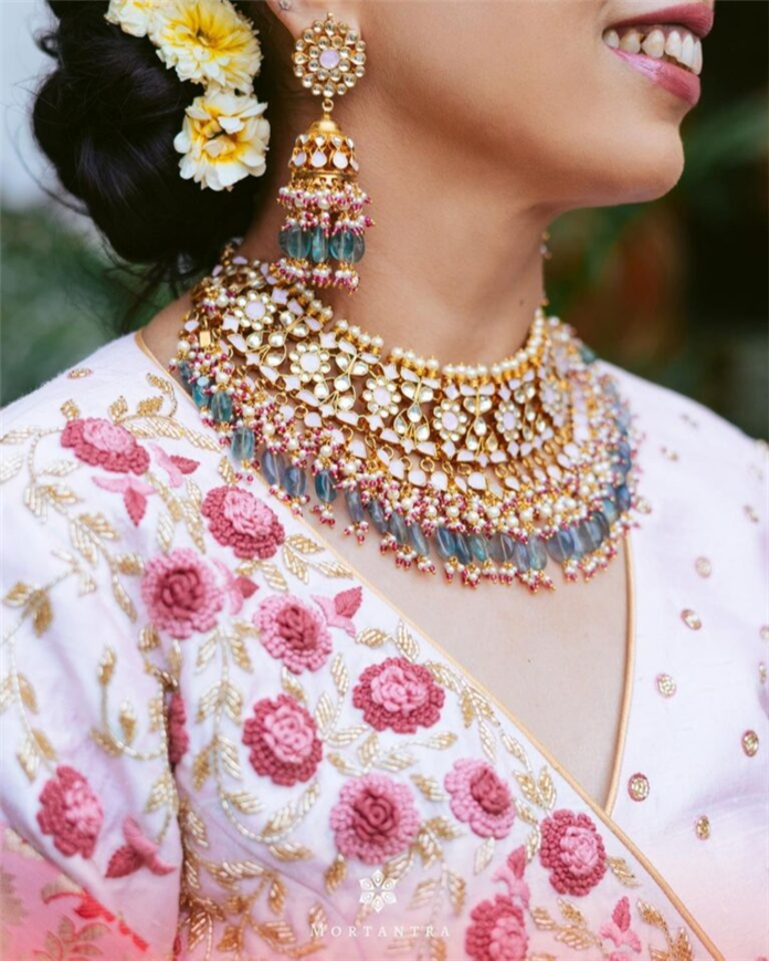 Setting a South Indian vibe on a North Indian girl 💫 #amritkaurbride, #bridesofinstagram #southindianbride, #southindianjewellery