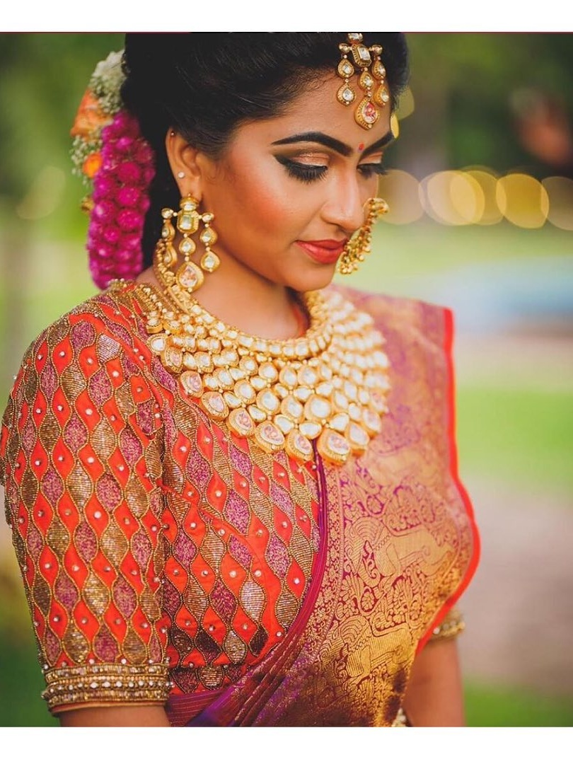 The Glorious Bridal Jewellery Showcase at Sri Krishna Jewellers | Bridal  sarees south indian, Indian bridal fashion, Indian bridal outfits