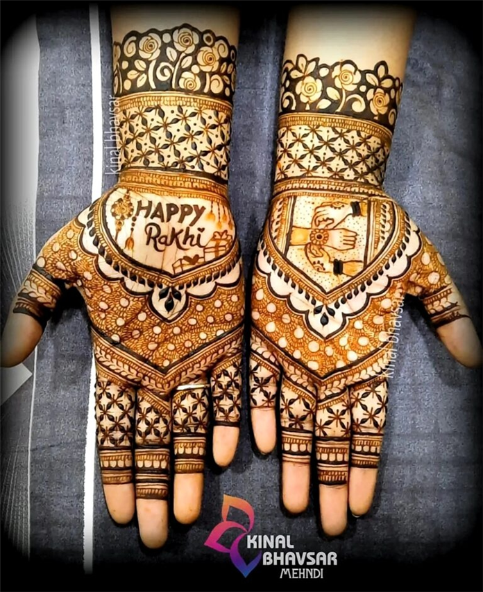Top 10 Stunning Mehndi Designs for Hands to Celebrate Raksha Bandhan-sonthuy.vn